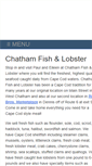 Mobile Screenshot of chathamfishandlobster.com